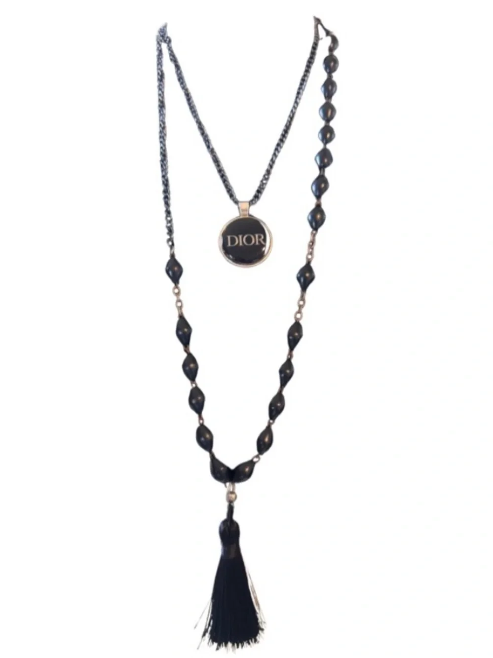 Upcycled Dior Beauty Necklace